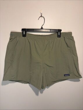Patagonia Recycled Fishing Nets Net Plus Hiking Outdoor Shorts Olive Green XL